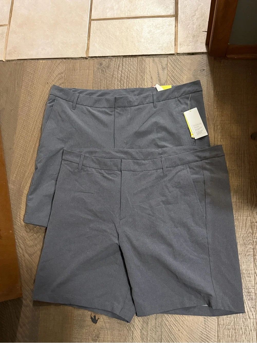 Men's All in Motion Golf Shorts Lot of 2 Moisture Wick NWT Size 40 UV Protection